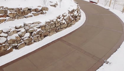Color-Crete Driveway